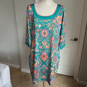 GRETCHEN SCOTT MAGIC CARPET SCOOP NECK DRESS